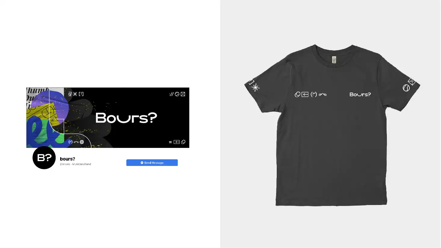 facebook banner & tee-shirt design for Bours?
