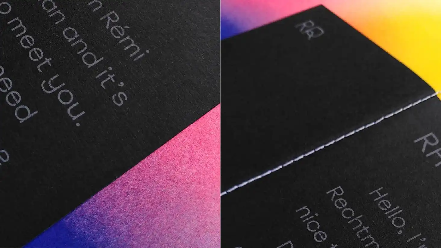 zoom on colors from Rémi Rechtman pocket portfolios' 