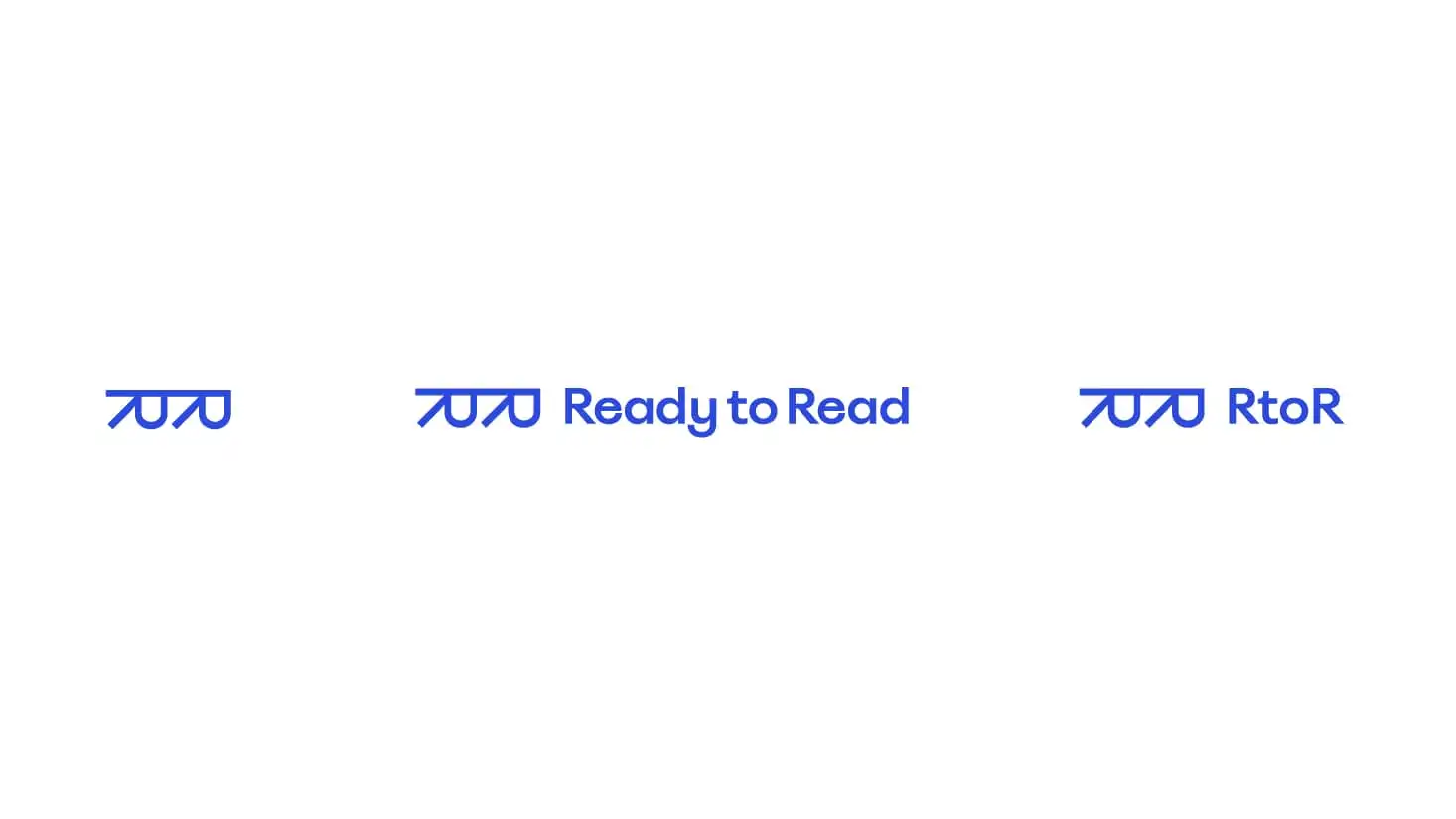all the different version of Ready to Read's logo