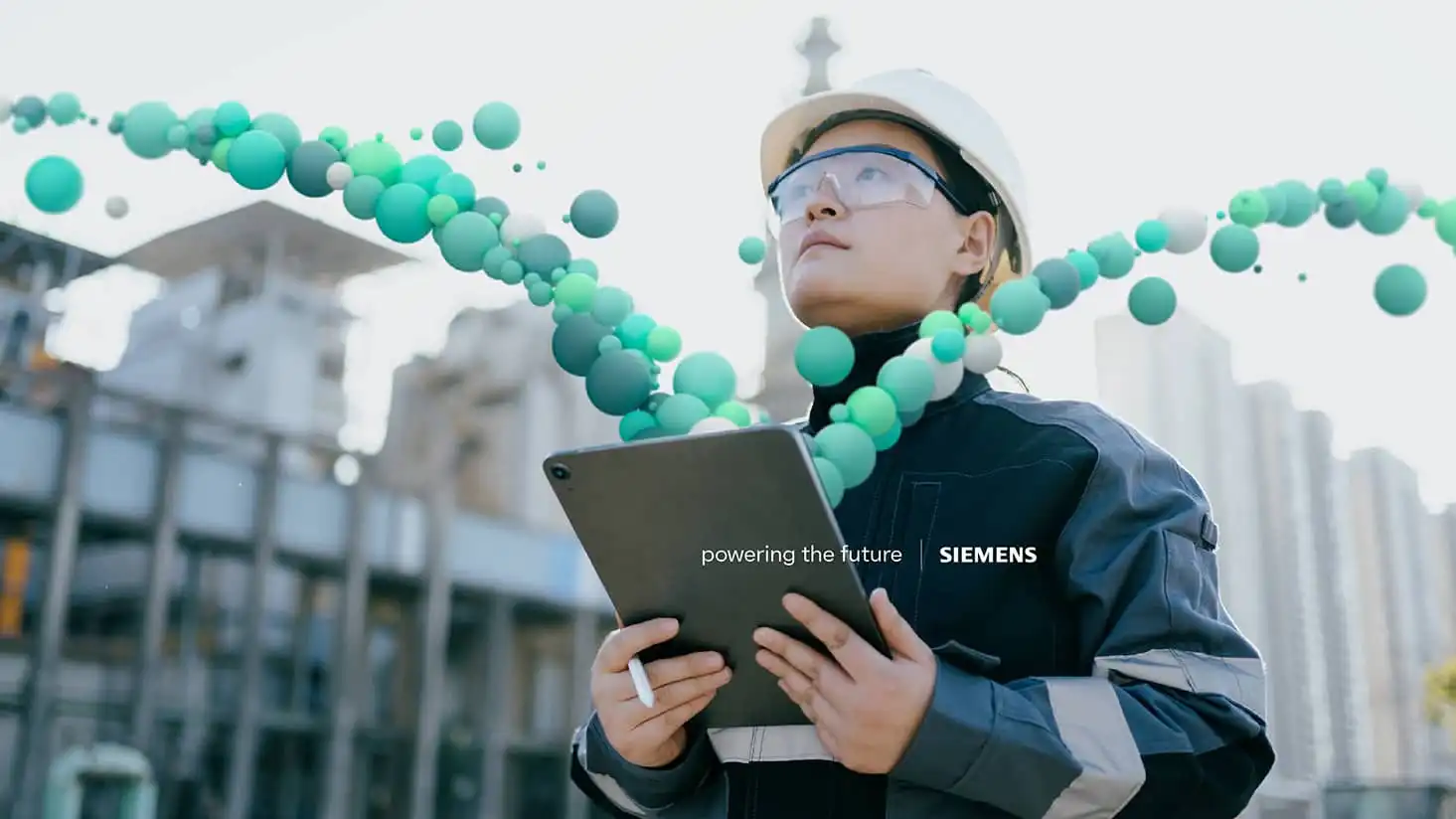 Siemens' technology that helps a young engineer