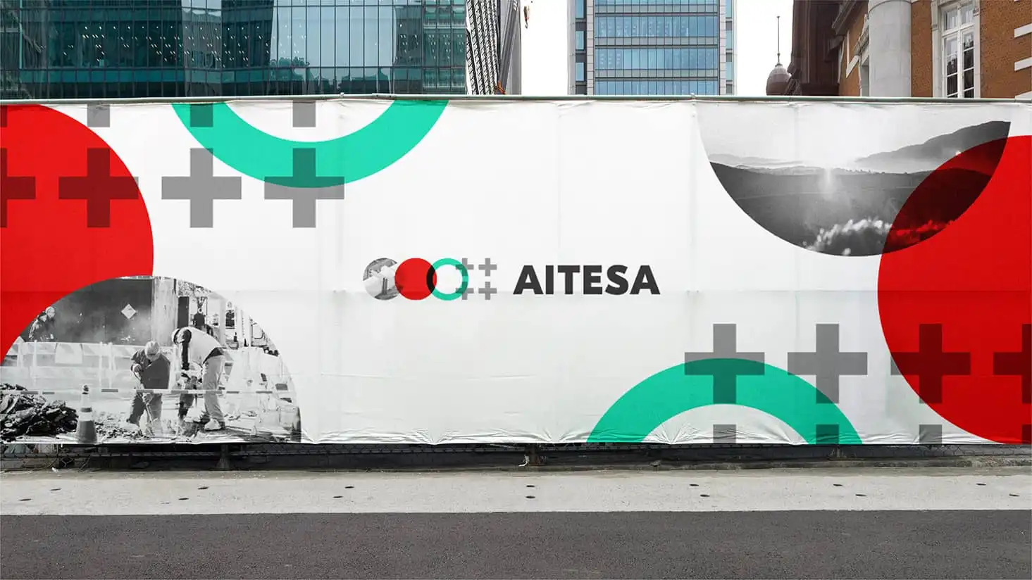 on-site tarpaulin design for Aitesa