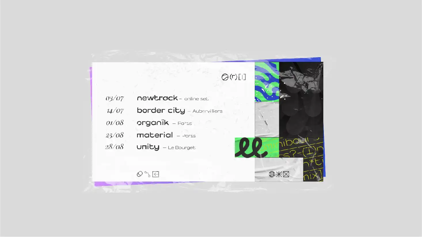 Bours?'s musical programming for summer 2020