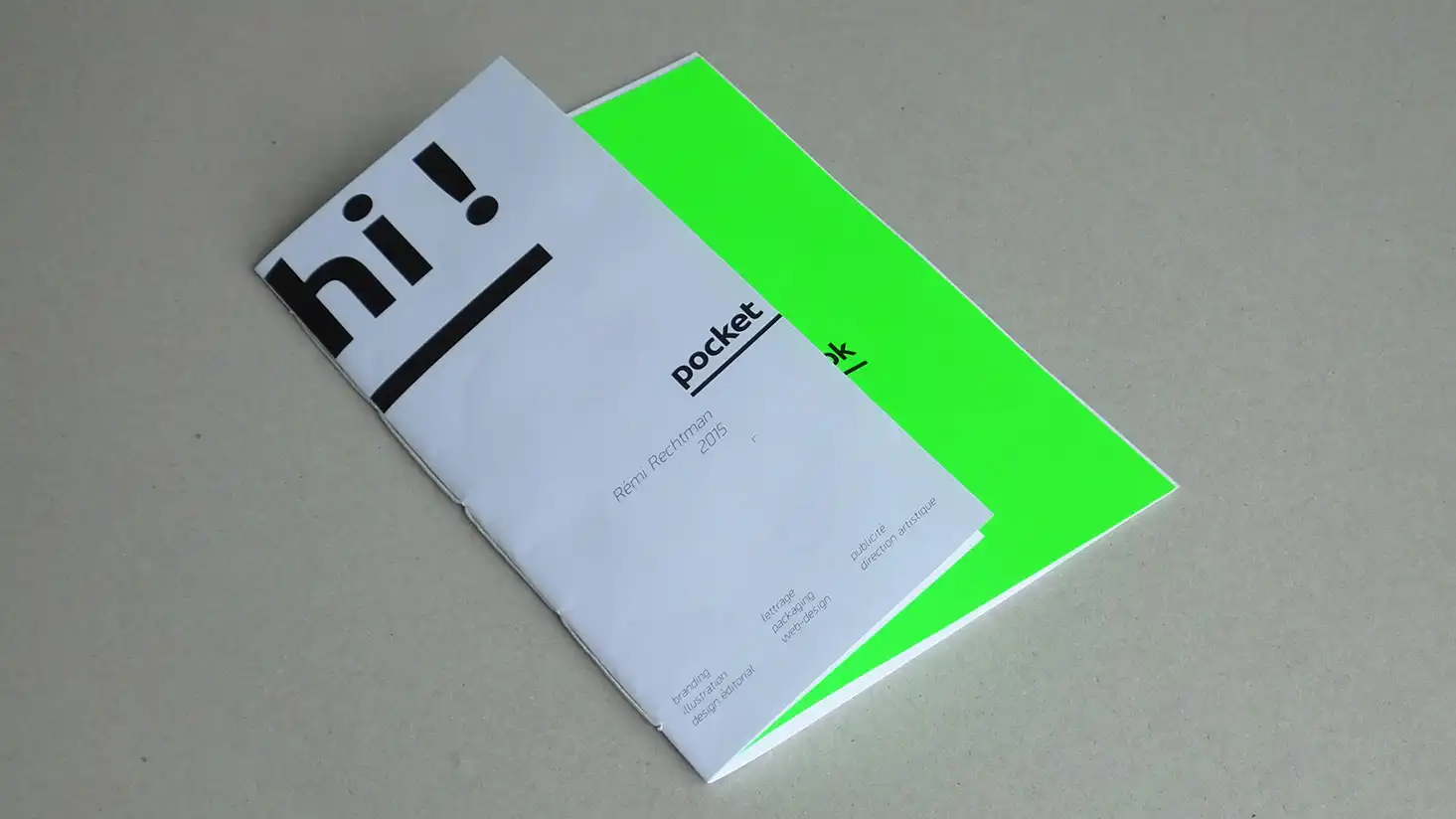 Rémi Rechtman's former mini-books closed
