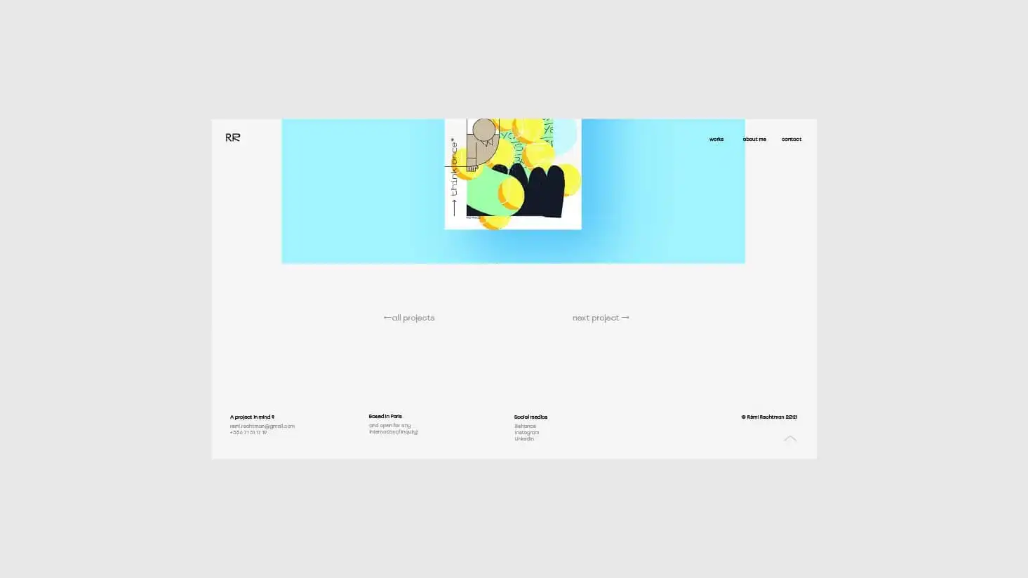 footer from Rémi Rechtman's website